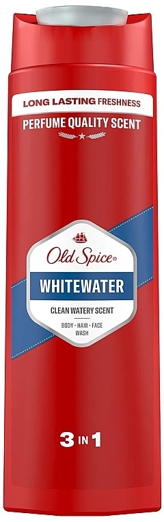 Duschgel - Old Spice Whitewater 3 In 1 Body-Hair-Face Wash