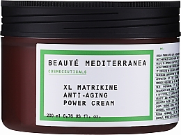 Düfte, Parfümerie und Kosmetik Anti-Aging Gesichtscreme mit Hyaluronsäure, Argan- und Traubenkernöl - Beaute Mediterranea Matrikine Anti-aging Power Cream