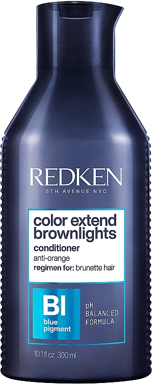 Haarspülung gegen Gelbstich - Redken Color Extend Brownlights Conditioner — Bild N1