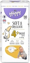 Babywindeln 9-15 kg Größe 4+ Maxi Plus 56 St. - Bella Baby Happy Soft & Delicate  — Bild N1
