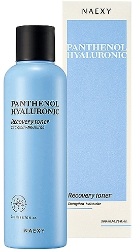 Feuchtigkeitsspendendes Gesichtswasser - Naexy Panthenol Hyaluronic Recovery Toner — Bild N1