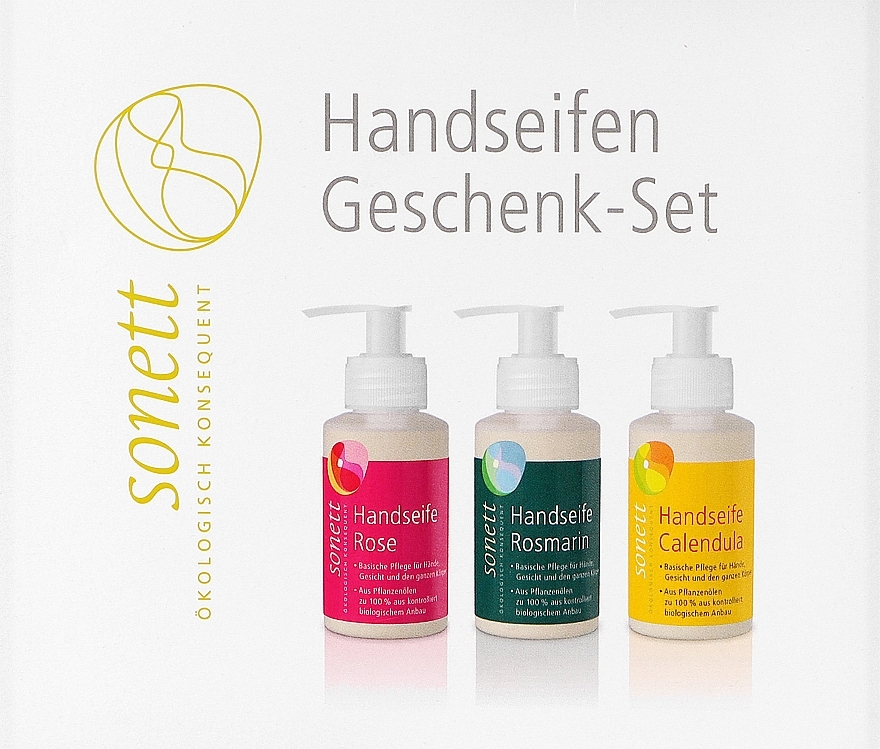 Handseifen-Set - Sonett (Flüssige Handseife 120 ml x 3 St.) — Bild N1