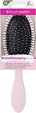 Ovale Entwirrungsbürste rosa - Brushworks Professional Oval Detangling Hair Brush Pink — Bild N1