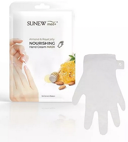 Handmaske - Sunew Med+ Hand Mask With Sweet Almond Oil And Royal Jelly — Bild N1