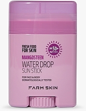 Düfte, Parfümerie und Kosmetik Sonnenschutz-Stick - Farm Skin Fresh Food For Skin Mangosteen Water Drop Sun Stick SPF50+