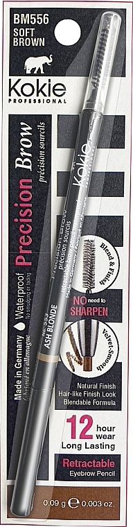 Augenkonturenstift mit Pinsel - Kokie Professional Precision Brow Pencil  — Bild N2