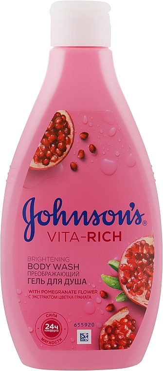 Duschgel mit Granatapfelextrakt - Johnson’s Body Care Vita-Rich Shower Gel — Foto N1