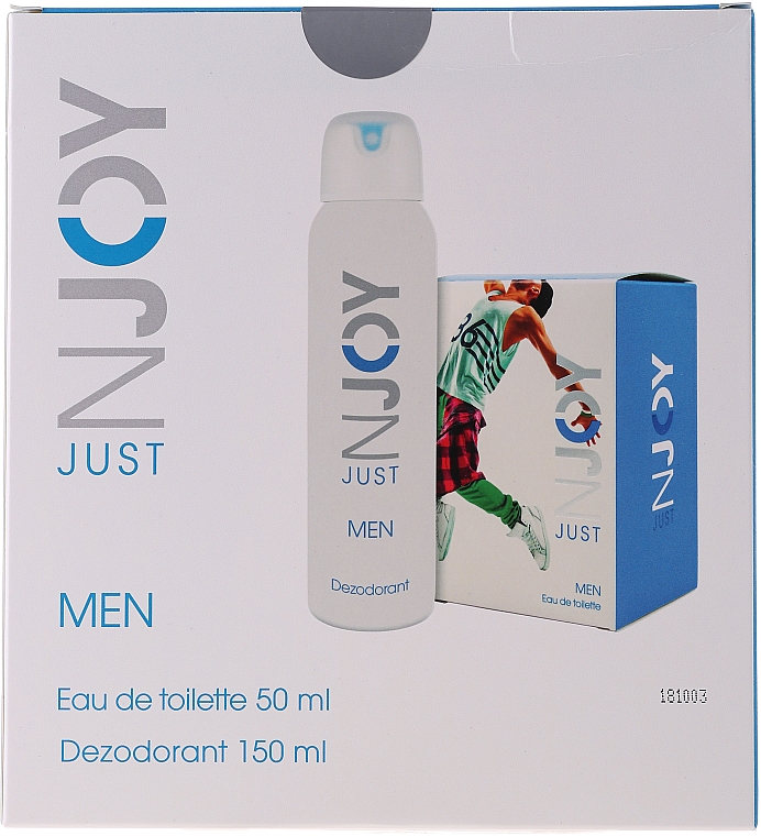 Just Njoy Men - Duftset (Eau de Toilette 50ml + Deospray 150ml) — Bild N2