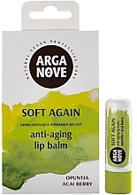 Lippenbalsam mit Kaktusfeige und Acai-Beeren - Arganove Soft Again Anti-Aging Lip Balm — Bild N2