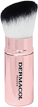 Düfte, Parfümerie und Kosmetik Einziehbarer Kosmetikpinsel - Dermacol Rose Gold Cosmetic Brush