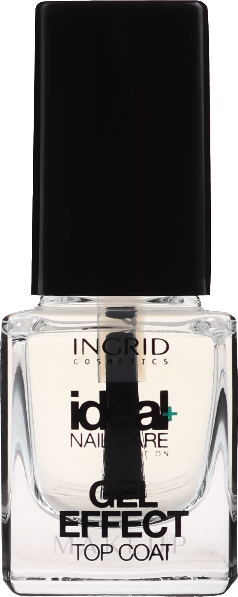 Nagelüberlack mit Gel-Effekt - Ingrid Cosmetics Ideal+ Gel Effect Top Coat — Bild 7 ml