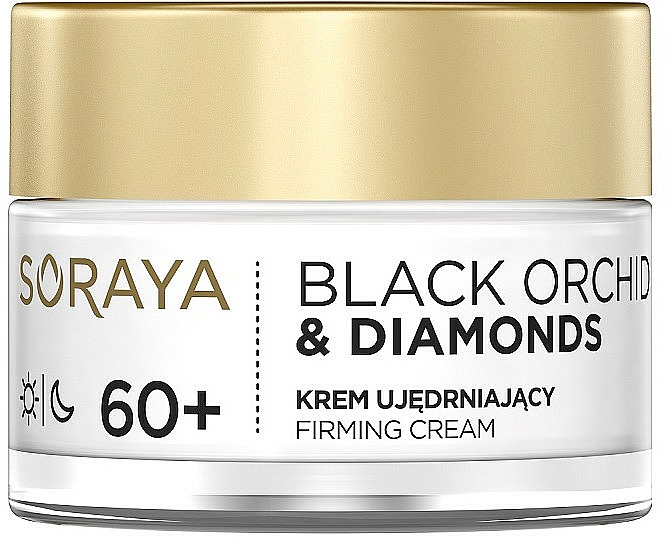 Straffende Gesichtscreme 60+ - Soraya Black Orchid & Diamonds 60+ Firming Cream