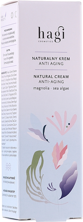 Natürliche Anti-Aging Gesichtscreme mit Magnolie und Meeresalgen - Hagi Natural Face Cream Anti-aging — Bild N1
