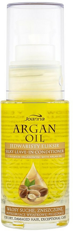 Arganöl für trockenes und geschädigtes Haar - Joanna Argan Oil Silk Elixir — Bild N2