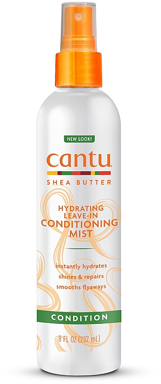 Feuchtigkeitsspendender Spray-Conditioner ohne Ausspülen - Cantu Hydrating Leave-in Conditioning Mist — Bild N1