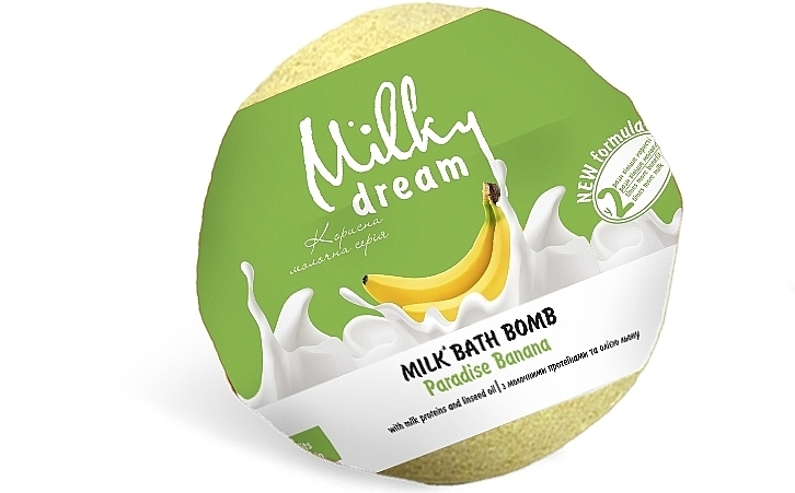 Badebombe mit Milchproteinen Paradies-Banane - Milky Dream — Bild N1