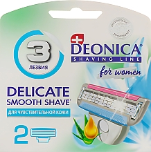 Düfte, Parfümerie und Kosmetik Austauschbare Rasierpatronen 3 Klingen - Deonica For Women