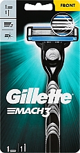 Rasierer mit Ersatzklinge - Gillette Mach3 — Bild N1