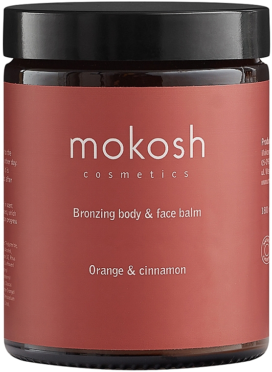 Bronzierender Körper- und Gesichtbalsam mit Orange und Zimt - Mokosh Cosmetics Body&Face Balm Orange & Cinnamon — Bild N1