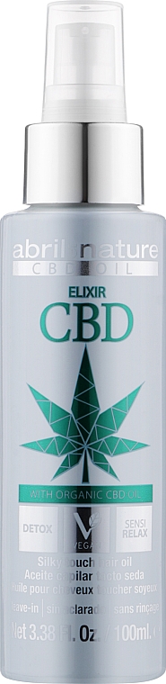 Entgiftendes Haarelixier-Öl mit Hanföl - Abril et Nature CBD Cannabis Oil Elixir — Bild N1