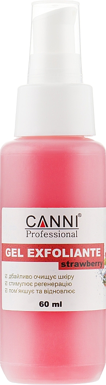 Peeling-Gel mit Erdbeere - Canni Gel Exfoliant Strawberry — Bild N1