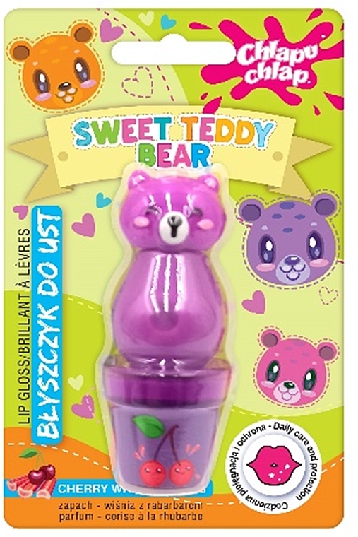 Lipgloss Teddybär - Chlapu Chlap Lip Gloss Sweet Teddy Bear  — Bild N1