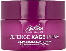 Revitalisierende Nachtcreme für das Gesicht - BioNike Defense Xage Prime Redensifying Night Cream — Bild N1