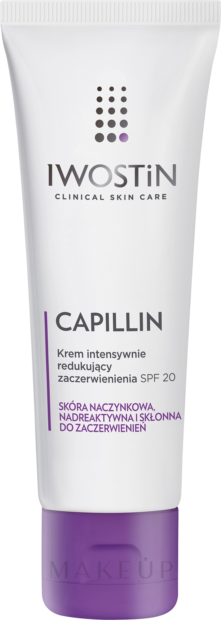 Intensive, Hautrötungen reduzierende Gesichtscreme SPF 20 - Iwostin Capillin Intensive Cream SPF 20 — Foto 40 ml