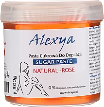 Düfte, Parfümerie und Kosmetik Natürliche Zucker-Enthaarungspaste für den Körper mit Rosenduft - Alexya Sugar Paste Natural Rose