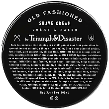 Düfte, Parfümerie und Kosmetik Rasiercreme - Triumph & Disaster Old Fashioned Shave Cream Jar