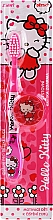 Düfte, Parfümerie und Kosmetik Kinderzahnbürste mit Kappe rosa-weiß - VitalCare Hello Kitty