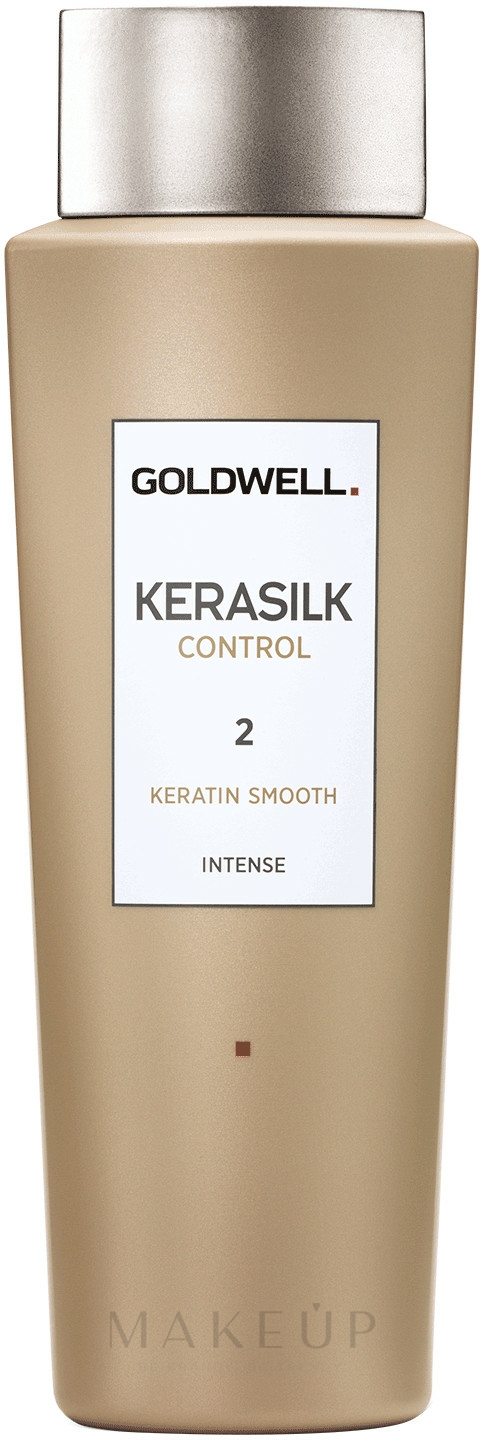 Keratinbehandlung für das Haar Schritt 2 - Goldwell Kerasilk Control Keratin Smooth 2 — Bild Intense