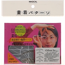 Düfte, Parfümerie und Kosmetik Augenbrauenschablonen Größe C1, C2, C3, C4 - Magical Eyebrow Style