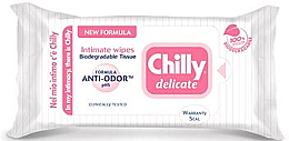 Düfte, Parfümerie und Kosmetik Feuchttücher für die Intimhygiene Delikat - Chilly Gel Delicate Intimate Wipes