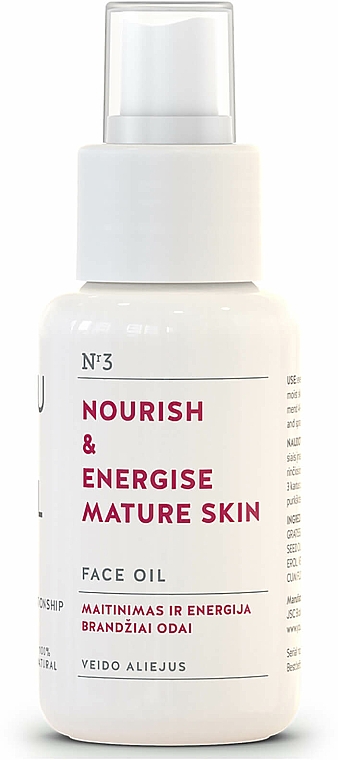 Nährende und energiespendende Gesichtsöl für reife Haut - You & Oil Nourish & Energise Mature Skin Face Oil — Bild N1