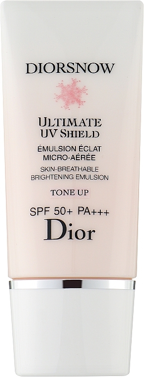 Aufhellende Gesichtsemulsion SPF 50+ - Dior Diorsnow Ultimate UV Shield Skin-Breathable Brightening Emulsion SPF50-PA++++ — Bild N1