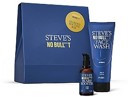 Düfte, Parfümerie und Kosmetik Gesichtspflegeset - Steve's No Bull***t Set (Waschlotion 100ml + Bartöl 30ml)