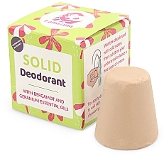 Düfte, Parfümerie und Kosmetik Festes Deodorant für den Körper Bergamotte und Geranie - Lamazuna Solid Deodorant With Bergamot & Geranium