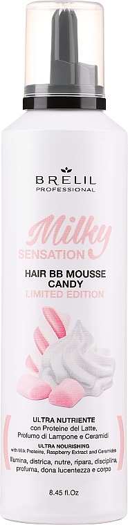 Brelil Milky Sensation Hair BB Mousse Candy Limited Edition - Haarschaum — Bild N1