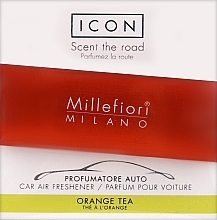 Düfte, Parfümerie und Kosmetik Auto-Lufterfrischer Orange Tea - Millefiori Milano Icon Car Air Freshener Orange Tea