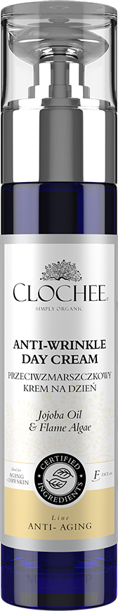 Anti-Falten Tagescreme mit Jojobaöl - Clochee Anti-Wrinkle Day Cream — Bild 50 ml
