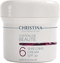 Düfte, Parfümerie und Kosmetik Schützende Gesichtscreme SPF 20 - Christina Chateau de Beaute Step 6 Shielding Cream SPF 20