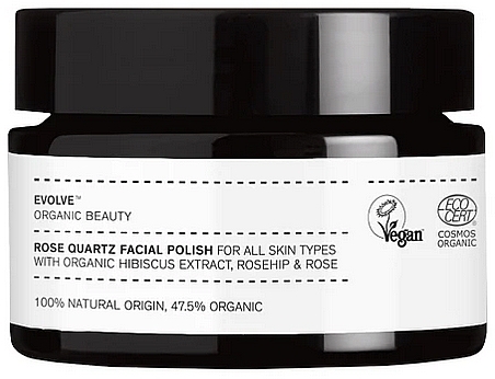Gesichtspeeling - Evolve Organic Beauty Rose Quartz Facial Polish — Bild N1