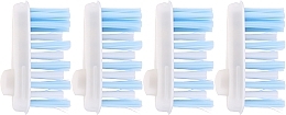 Austauschbare Zahnbürstenköpfe weich 4 St. - Yaweco Toothbrush Heads Nylon Soft — Bild N1