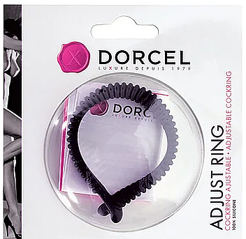 Klassischer Penisring - Marc Dorcel Dorcel Adjust Ring Black — Bild N1