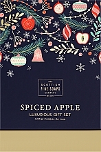 Düfte, Parfümerie und Kosmetik Körperpflegeset - Scottish Fine Soaps Spiced Apple Luxurious Gift Set (Körperpeeling 75ml + Körpercreme 75ml + Handcreme 75ml + Seife 100g)