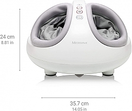 Fußmassagegerät - Medisana FM 888 Foot Massager Light Grey — Bild N5