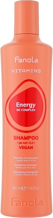 Energetisierendes Haarshampoo - Fanola Vitamins Energizing Shampoo — Bild N1