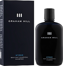 Shampoo zur Tiefenreinigung mit Aktivkohle - Graham Hill Stowe Wax Out Charcoal Shampoo — Bild N2