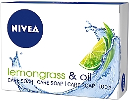 Pflegeseife mit Zitronengras & Öl - NIVEA Lemongrass & oil crème soap — Bild N1